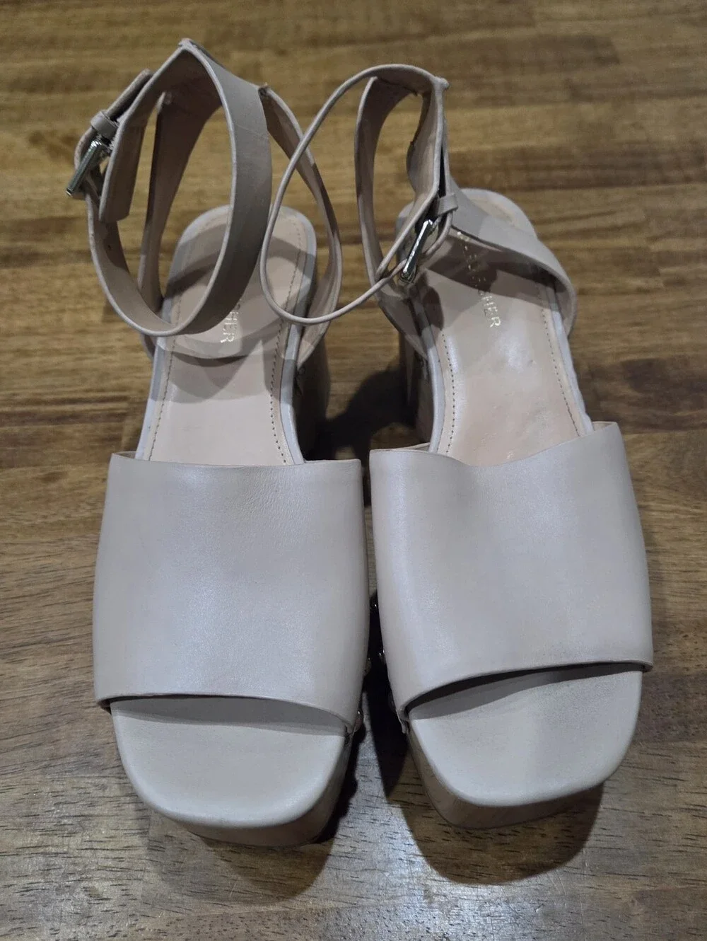 Marc Fisher Nude Platform Sandal
